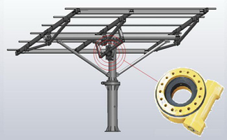 Serie SE Sless Worm Slewing Drive per Solar Tracker System