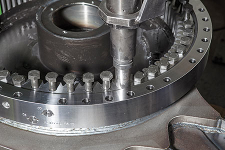 Cuscinetto a base di gru offshore